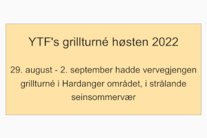 YTF avd2's grillturné høsten 2022
