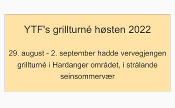 YTF avd. 2's grillturné høsten 2022
